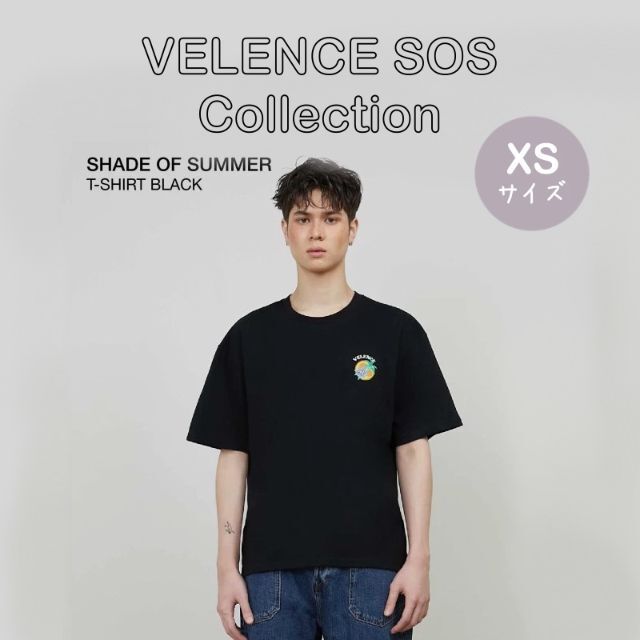 【新品未使用】VELENCE☆SOSコレクション☆Tシャツ・黒（XS）☆Win