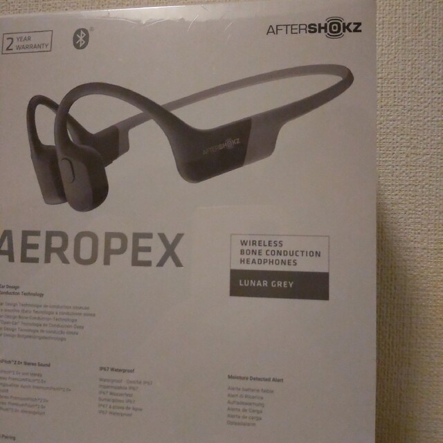 新品フォーカルポイント骨伝導AfterShokz Aeropex ブラック