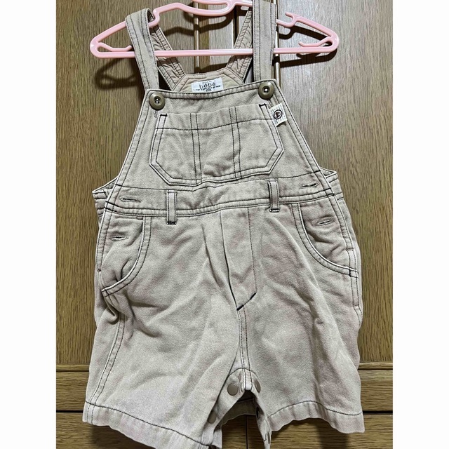 BeBe(ベベ)のbebe ベベ  オーバーオール 90サイズ キッズ/ベビー/マタニティのキッズ服男の子用(90cm~)(パンツ/スパッツ)の商品写真