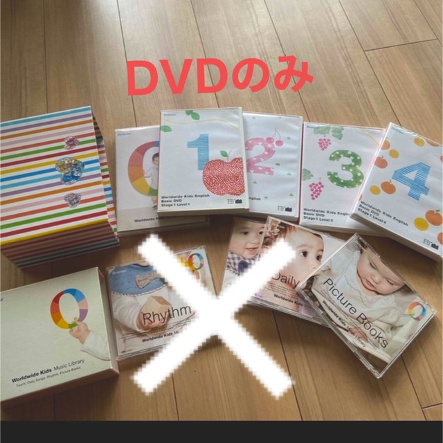 Benesse(ベネッセ)の０歳〜 Worldwide Kids English DVD 5枚 エンタメ/ホビーのDVD/ブルーレイ(キッズ/ファミリー)の商品写真