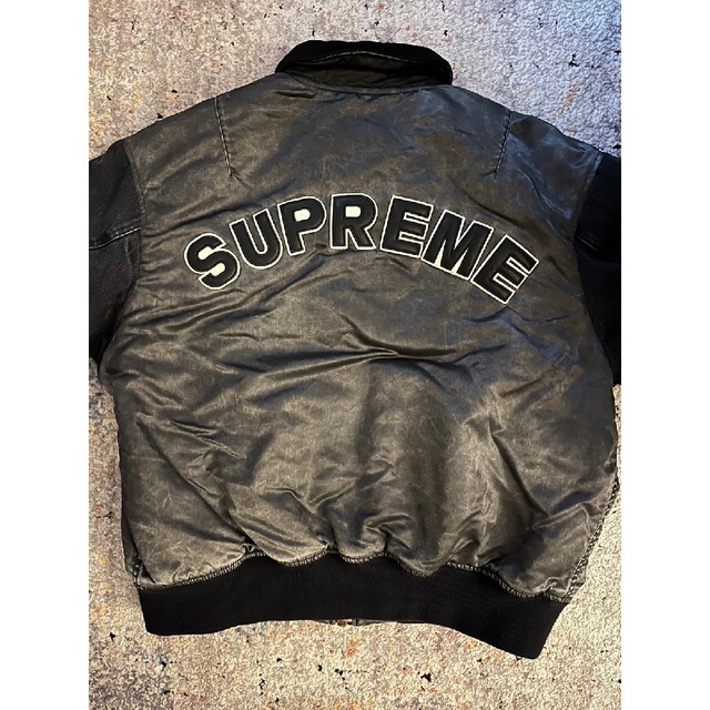 シュプリームsupreme denim sleeve ma-1新品未使用 特選タイムセール