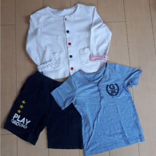 ダディオーダディー(daddy oh daddy)の男の子 夏物 お洋服セット 110(Tシャツ/カットソー)