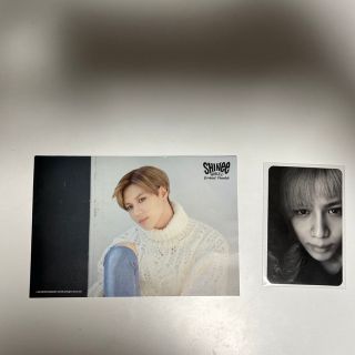 SHINee ポップアップ テミン ポラロイドと特典ランダムトレカセット