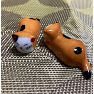 タチキチ(たち吉)のお箸置き　猫　陶器　新品   京都(カトラリー/箸)