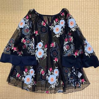 リリーブラウン(Lily Brown)のリリーブラウン 刺繍ブラウス チュニック(シャツ/ブラウス(長袖/七分))