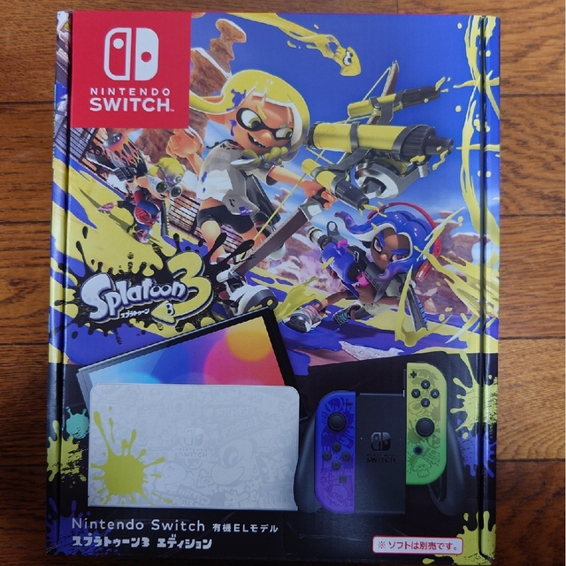 新品 送料無料 Nintendo Switch 有機ELモデル スプラトゥーン - 家庭用