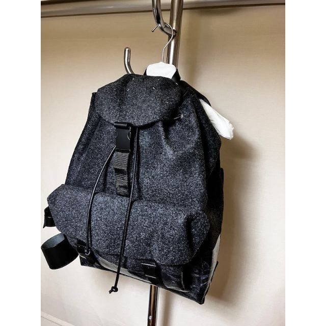 新品 21aw マルジェラ バックパック ブラック 黒 グレー 4431