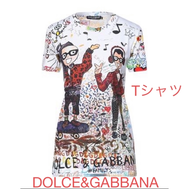 【正規品】DOLCE&GABBANA ドルチェ&ガッバーナ Tシャツ レディース