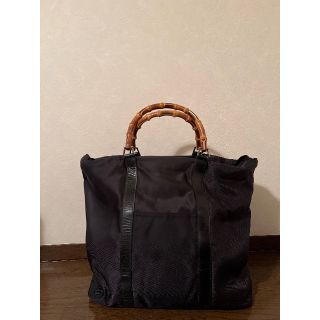 グッチ(Gucci)の正規品GUCCI🎀グッチ🎀バンブー　ナイロン　トート(トートバッグ)