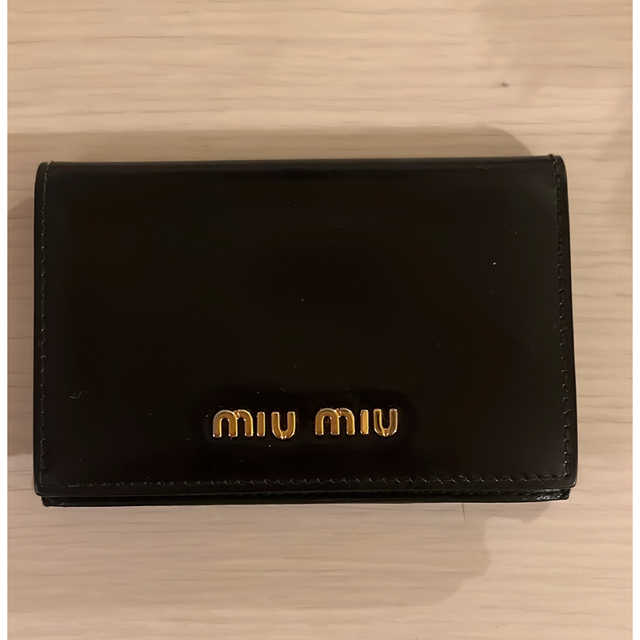 miumiu 名刺入れ カードケース 黒 ファッション小物 miumiu 名刺入れ カードケース 黒 ファッション小物