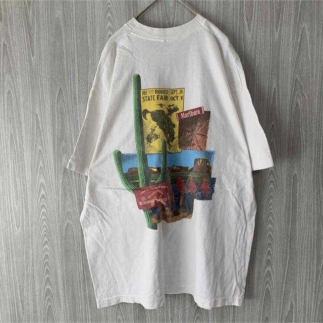 マルボロ フルーツオブザルーム 半袖ポケットTシャツワンポイントロゴ