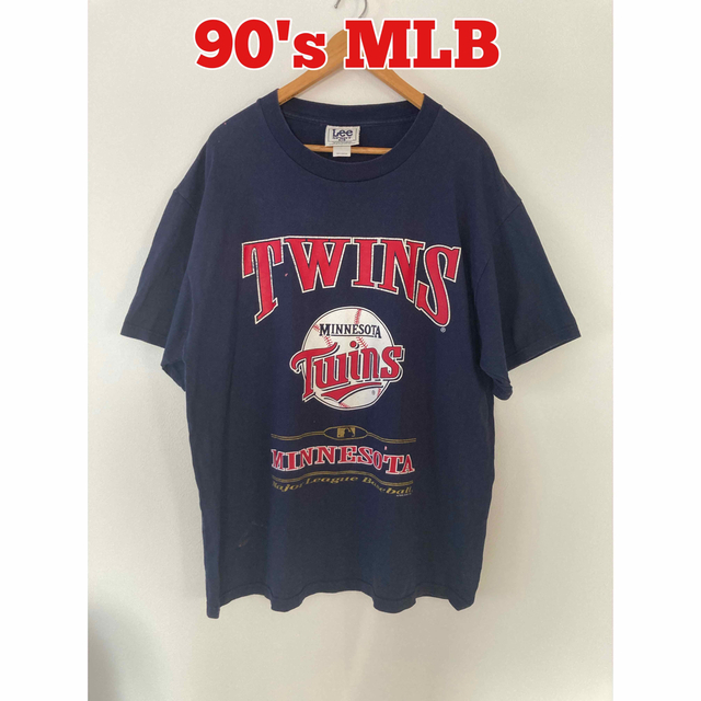 Lee(リー)の90's古着　MLB ミネソタツインズ　Tシャツ　プリントTシャツ　ビッグサイズ メンズのトップス(Tシャツ/カットソー(半袖/袖なし))の商品写真