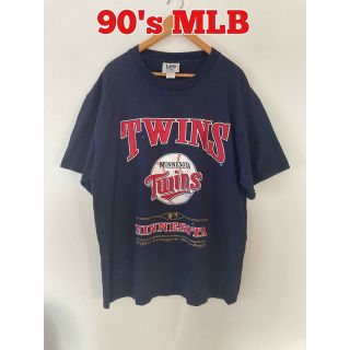 リー(Lee)の90's古着　MLB ミネソタツインズ　Tシャツ　プリントTシャツ　ビッグサイズ(Tシャツ/カットソー(半袖/袖なし))