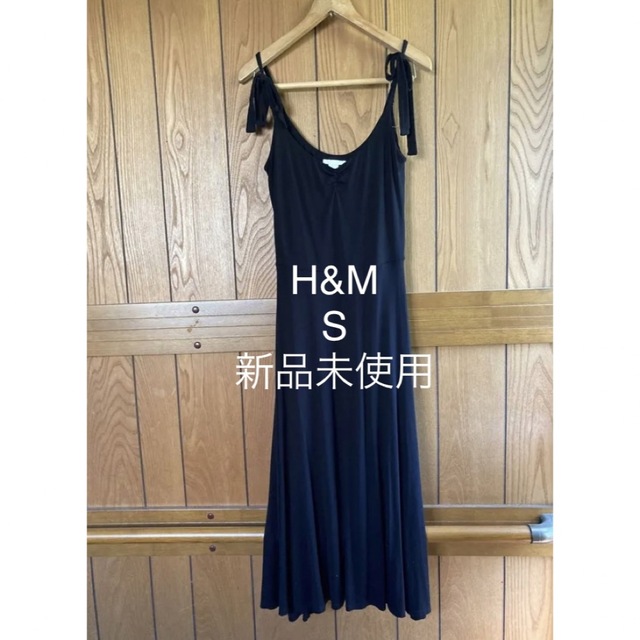 H&M - 【未使用】H&M☆リボン肩ひもがかわいいジャージワンピの通販 by