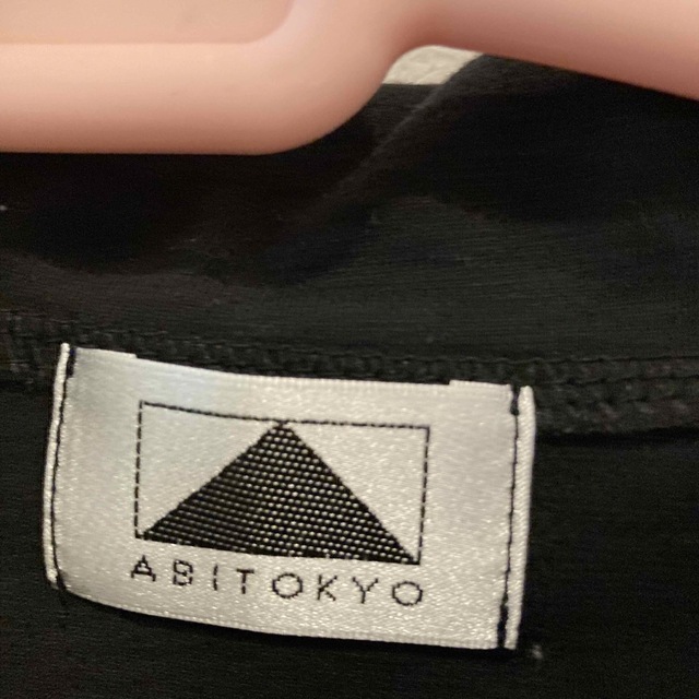 ABITOKYO(アビトーキョー)の黒ポロシャツ レディースのトップス(Tシャツ(半袖/袖なし))の商品写真