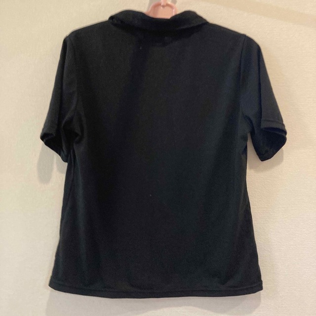 ABITOKYO(アビトーキョー)の黒ポロシャツ レディースのトップス(Tシャツ(半袖/袖なし))の商品写真