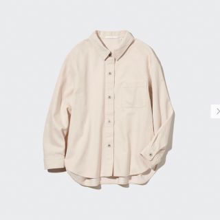 ユニクロ(UNIQLO)のユニクロ デニムシャツジャケット オフホワイト L ジャケット デニム(シャツ/ブラウス(長袖/七分))