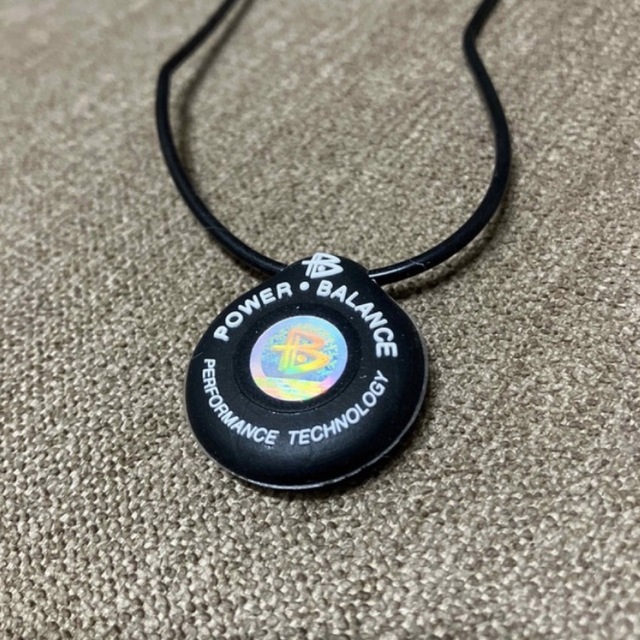 POWER BALANCE パワーバランス ネックレス ブラックの通販 by POWER BALANCE パワーバランス ネックレス ブラックの通販 by