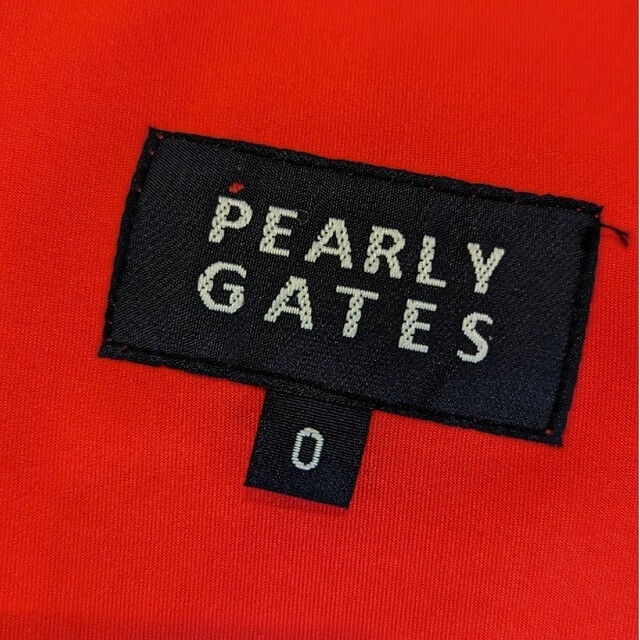 PEARLY GATES(パーリーゲイツ)の【新品】パーリーゲイツ レッド スカート サイズ0 スポーツ/アウトドアのゴルフ(ウエア)の商品写真