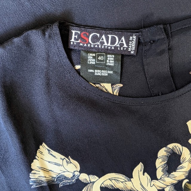 ESCADA レア　プリントシャツ