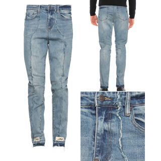 ☆新品・メンズ☆【VAL KRISTOPHER】デニムパンツ 30 ダメージ加工の