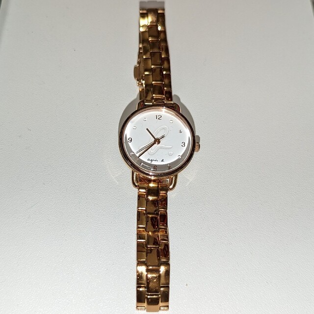 agnes b.(アニエスベー)のagnès b.　腕時計　ピンクゴールド レディースのファッション小物(腕時計)の商品写真
