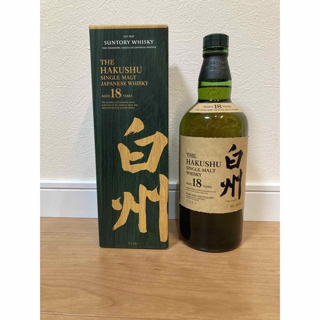 白州18年 空瓶と化粧箱16本セット SUNTORY蒸留所銘柄白州