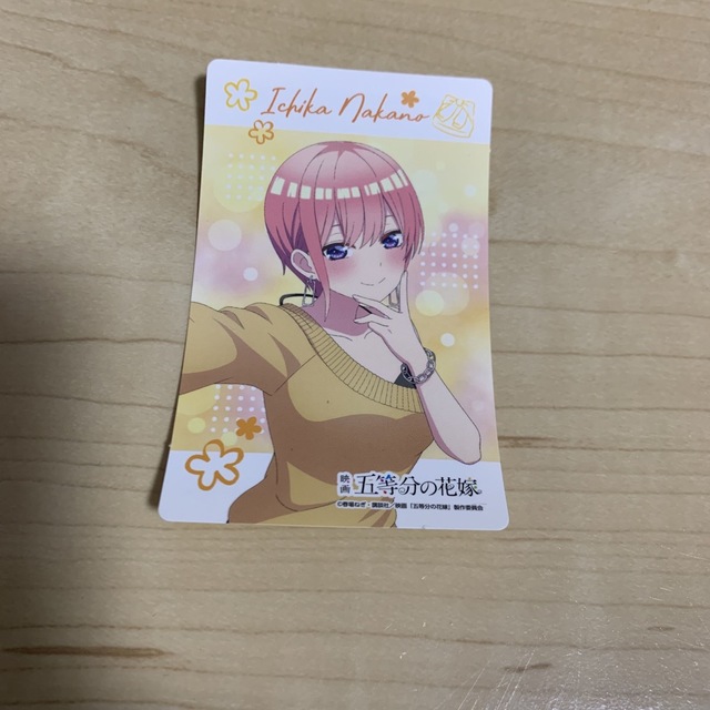 【値下げしました】五等分の花嫁　ARフォトフレーム5種 エンタメ/ホビーのおもちゃ/ぬいぐるみ(キャラクターグッズ)の商品写真