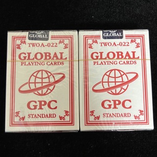Global playing cards red2デック　トランプ　レアデック(トランプ/UNO)