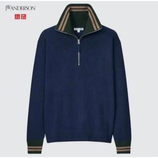 ユニクロ(UNIQLO)の【 JW ANDERSON 】BLUE ニットトラックブルゾン(ニット/セーター)