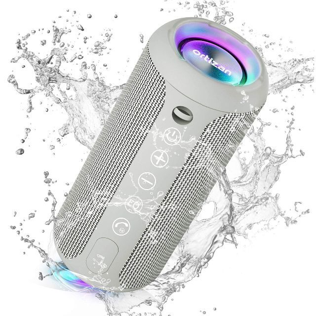 【在庫処分】Ortizan Bluetooth スピーカー 防水IPX7でワイヤ