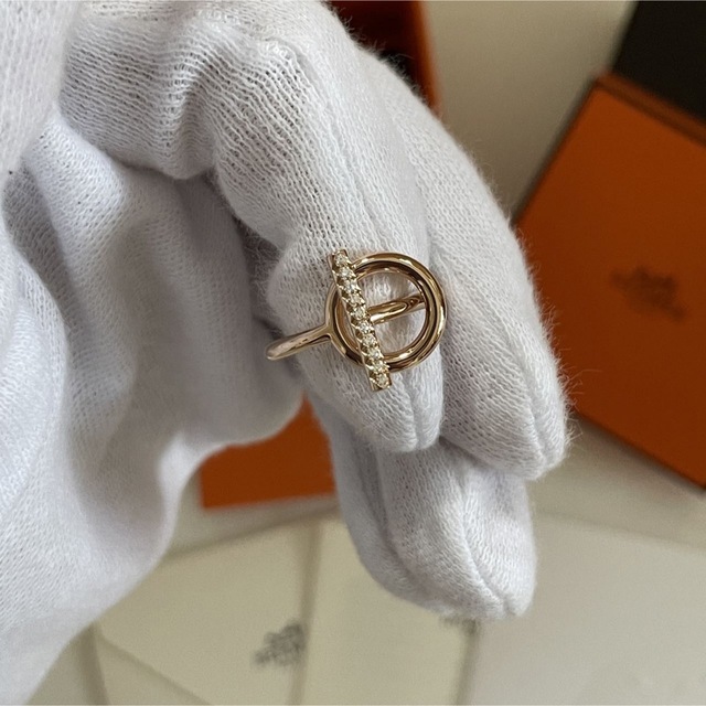 Hermes - エルメス HERMES《エシャペ》ダイヤリング 指輪 PM 51の通販