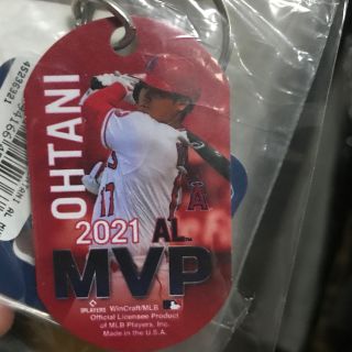 【未開封】大谷翔平　2021MVP キーホルダー(記念品/関連グッズ)