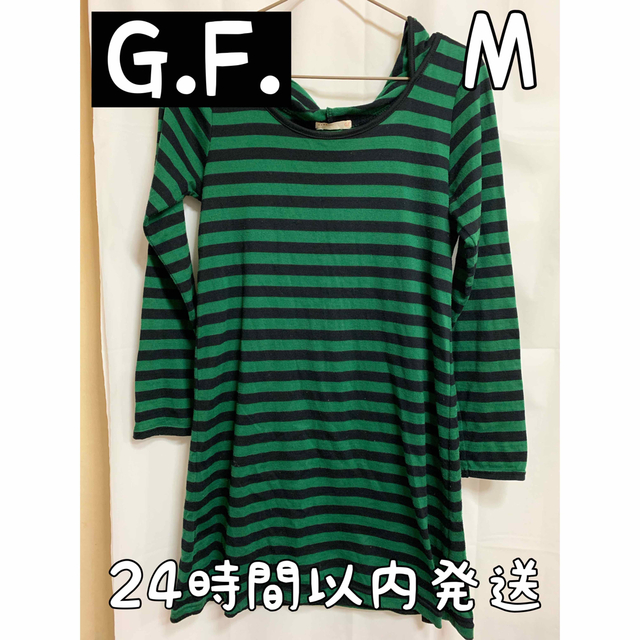 GF(ジーエフ)のG.F. ジーエフ　レディース　チュニック　みどり　トップス　M ワンピース　 レディースのトップス(チュニック)の商品写真