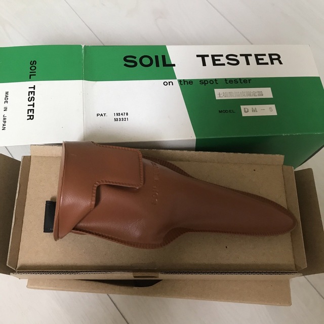 土壌酸湿度測定器 DM-5 SOIL TESTERプロ仕様デメトラ竹村電機製作所の通販 by ぱんな's shop｜ラクマ