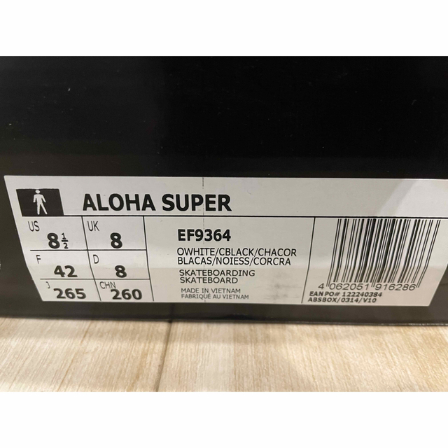 ADIDAS ALOHA SUPER × MARK GONZALES 26.5