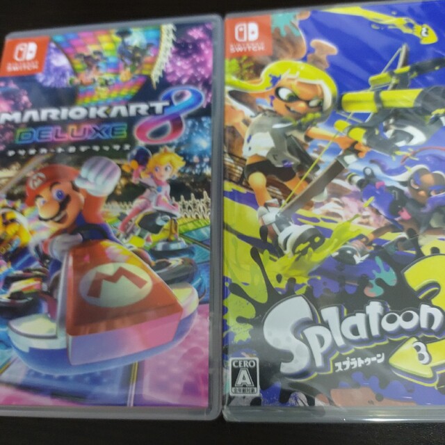 マリオカート8デラックス＆スプラトゥーン3品発送（ネコポス）