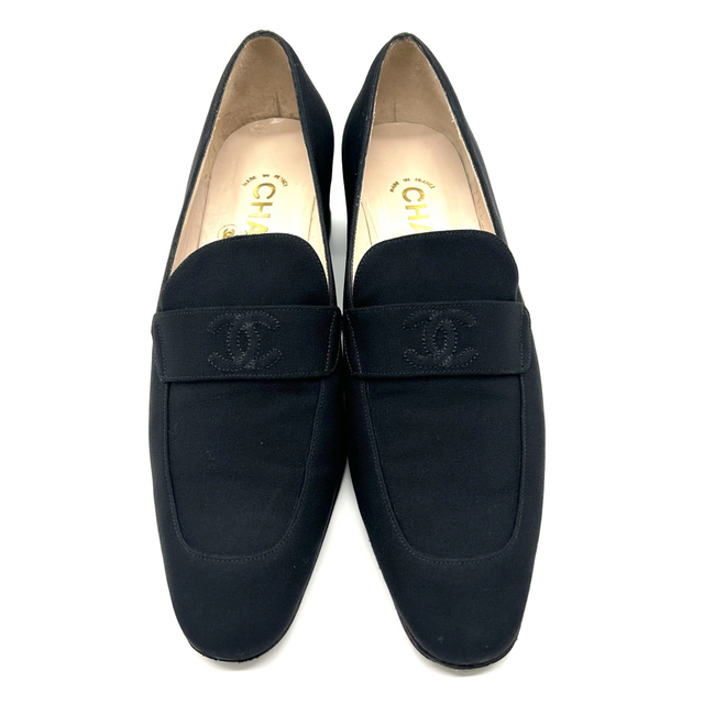 CHANEL シャネル パンプス ココ ブラック 56871F ローファー 黒 | wise