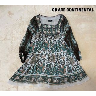 グレースコンチネンタル(GRACE CONTINENTAL)のグレースコンチネンタル　GRACE CONTINENTAL シフォンチュニック(チュニック)