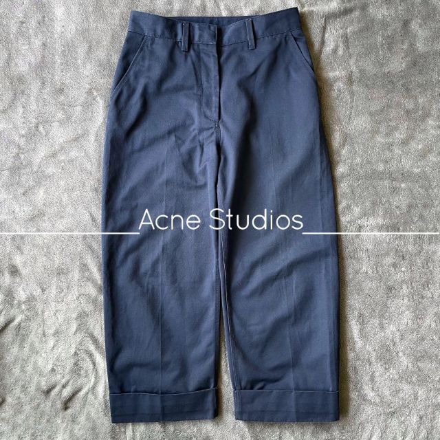 Acne Studios】レディース ワークパンツ ネイビー 34 人気カラーの ...