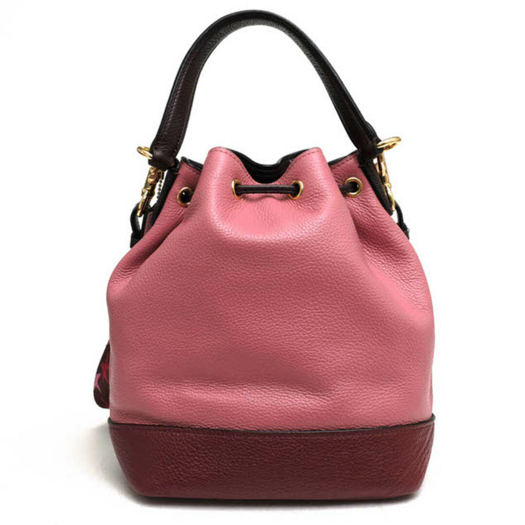 コーチ/COACH バッグ ハンドバッグ 鞄 トートバッグ レディース 女性 女性用レザー 革 本革 1899 Jes Drawstring Bucket Bag In Colorblock With Horse And Carriage ジェス ドローストリング バケットバッグ 巾着型 2WAY