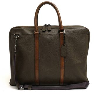 コーチ(COACH)のコーチ／COACH バッグ ブリーフケース ビジネスバッグ 鞄 ビジネス メンズ 男性 男性用レザー 革 本革  22885 Metropolitan Slim Brief With Wild Beast Print メトロポリタン スリム ブリーフ ワイルドビースト プリント 2WAY ショルダーバッグ ノートPC収納可(ビジネスバッグ)