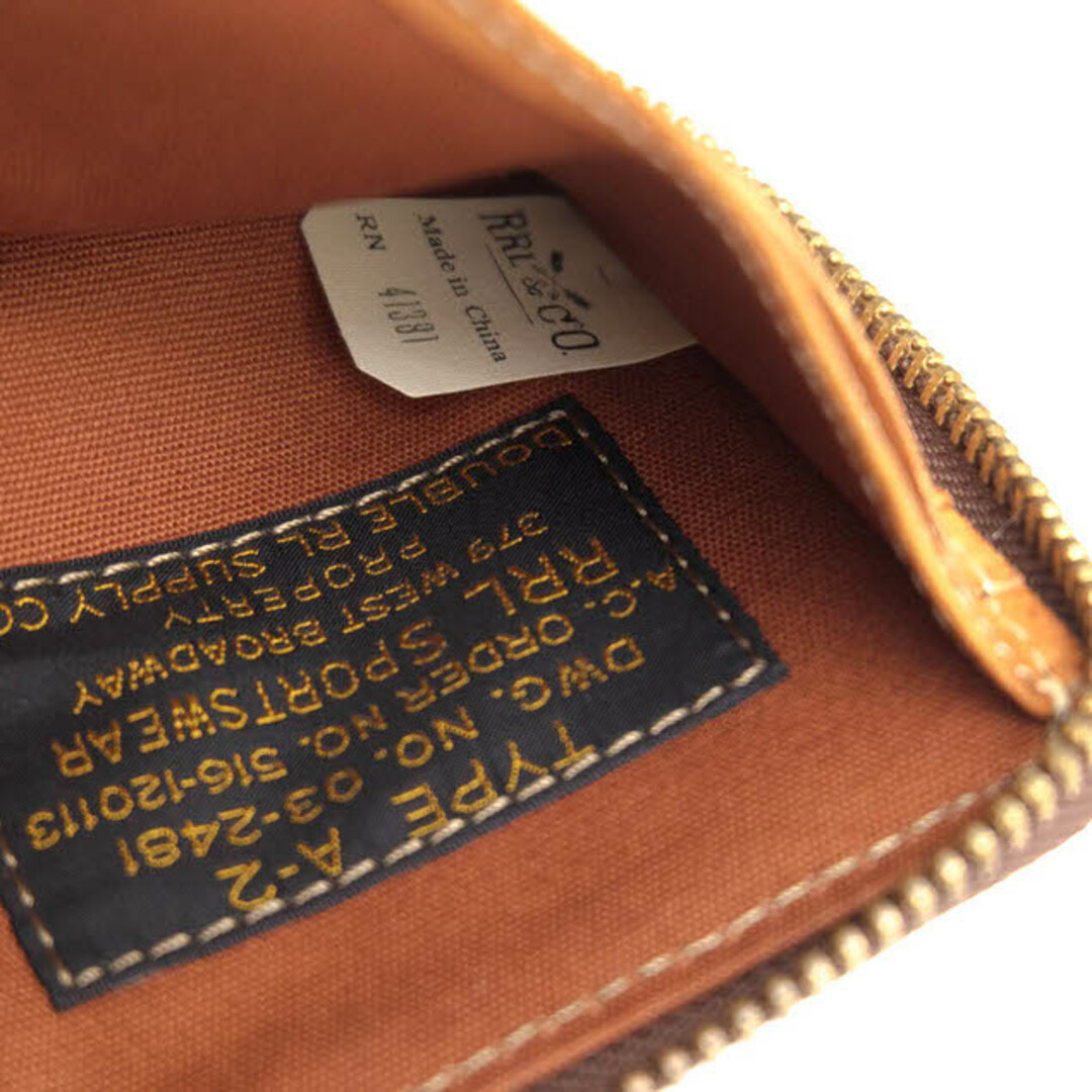 RRL A-2 TRAVEL WALLET／エーツーレザートラベルウォレット