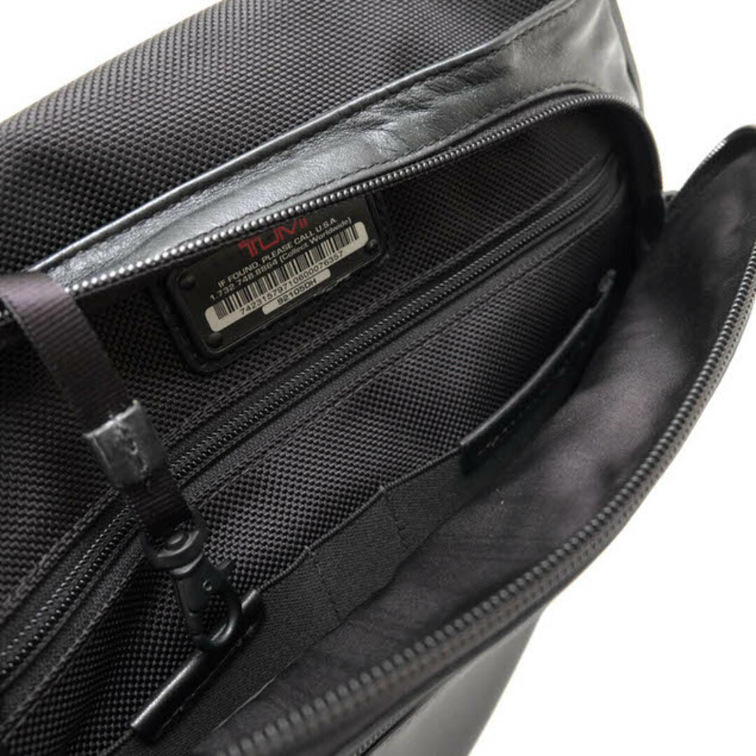 トゥミ／TUMI バッグ ショルダーバッグ 鞄 メンズ 男性 男性用レザー 革 本革 ブラック 黒 92105DH ALPHA Small Flap  Body Bag アルファ スモールフラップ ボディバッグ フラップ式 メッセンジャーバッグ