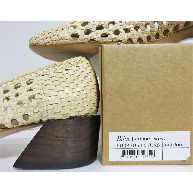 定価5.9万 新品 Flattered Billie 39 ベージュ スペイン製 レディースの靴/シューズ(ハイヒール/パンプス)の商品写真