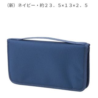 ムジルシリョウヒン(MUJI (無印良品))の【新品未使用】無印良品 パスポートケース ネイビー(旅行用品)