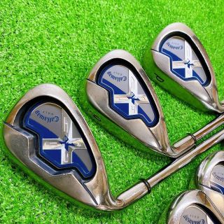 Callaway - 【稀少レフティ!】キャロウェイ X-18 メンズアイアン 7本