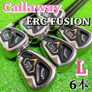 Callaway - 【大人気】キャロウェイ ERC FUSION レディース アイアン 6 ...