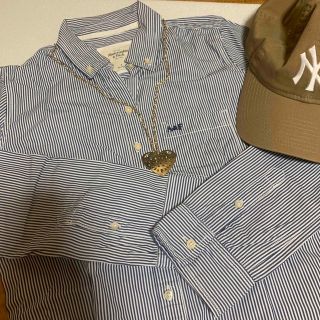 アバクロンビーアンドフィッチ(Abercrombie&Fitch)のアバクロ　ストライプシャツ(シャツ/ブラウス(長袖/七分))