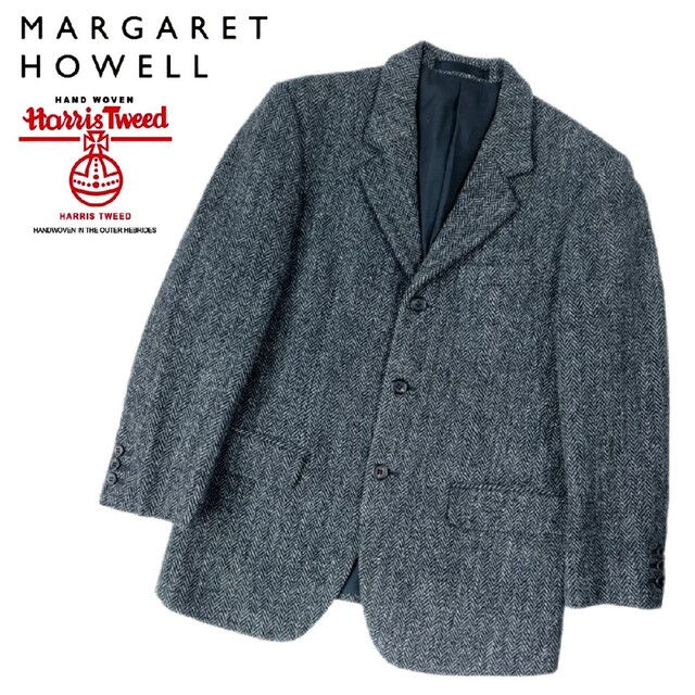 専用 MARGARET HOWELL ヘリンボーン テーラードジャケット